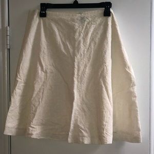 White Eyelet Skirt